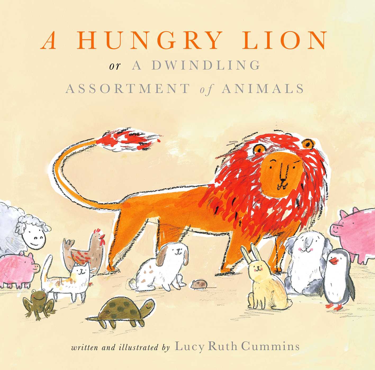 A hungry lion