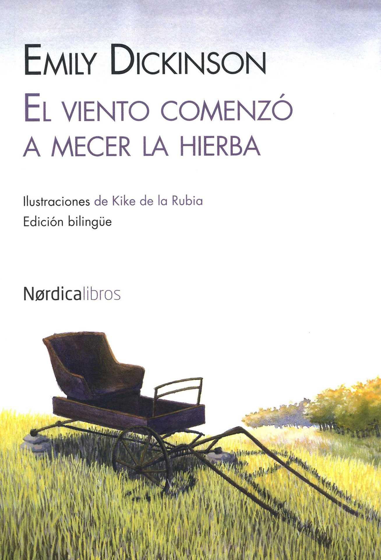 El viento comenzo a mecer la hierba