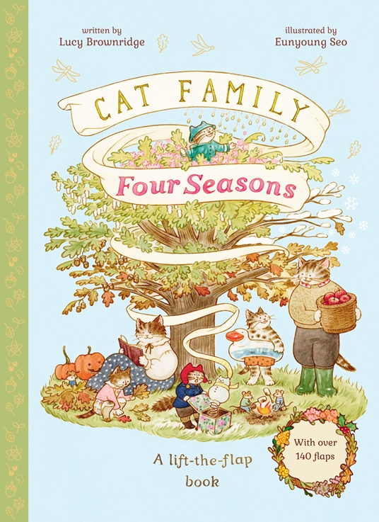 Cat Family Four Seasons: A Lift-the-Flap Book 